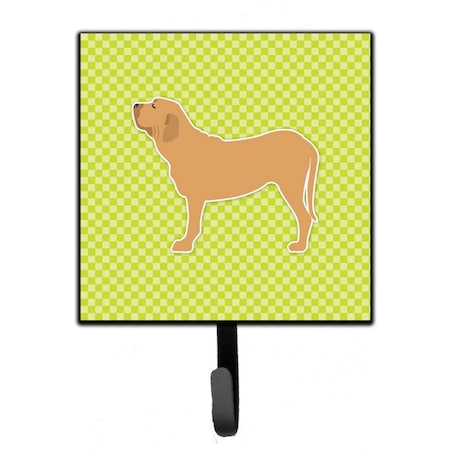 Carolines Treasures Fila Brasileiro Checkerboard Green Leash or Key Holder BB3879SH4